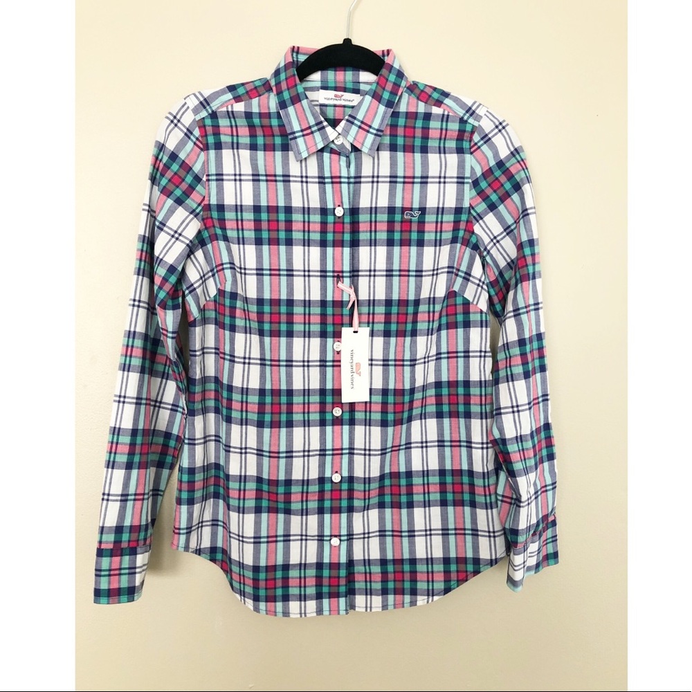 Vineyard Vines Plaid Button Down Shirt